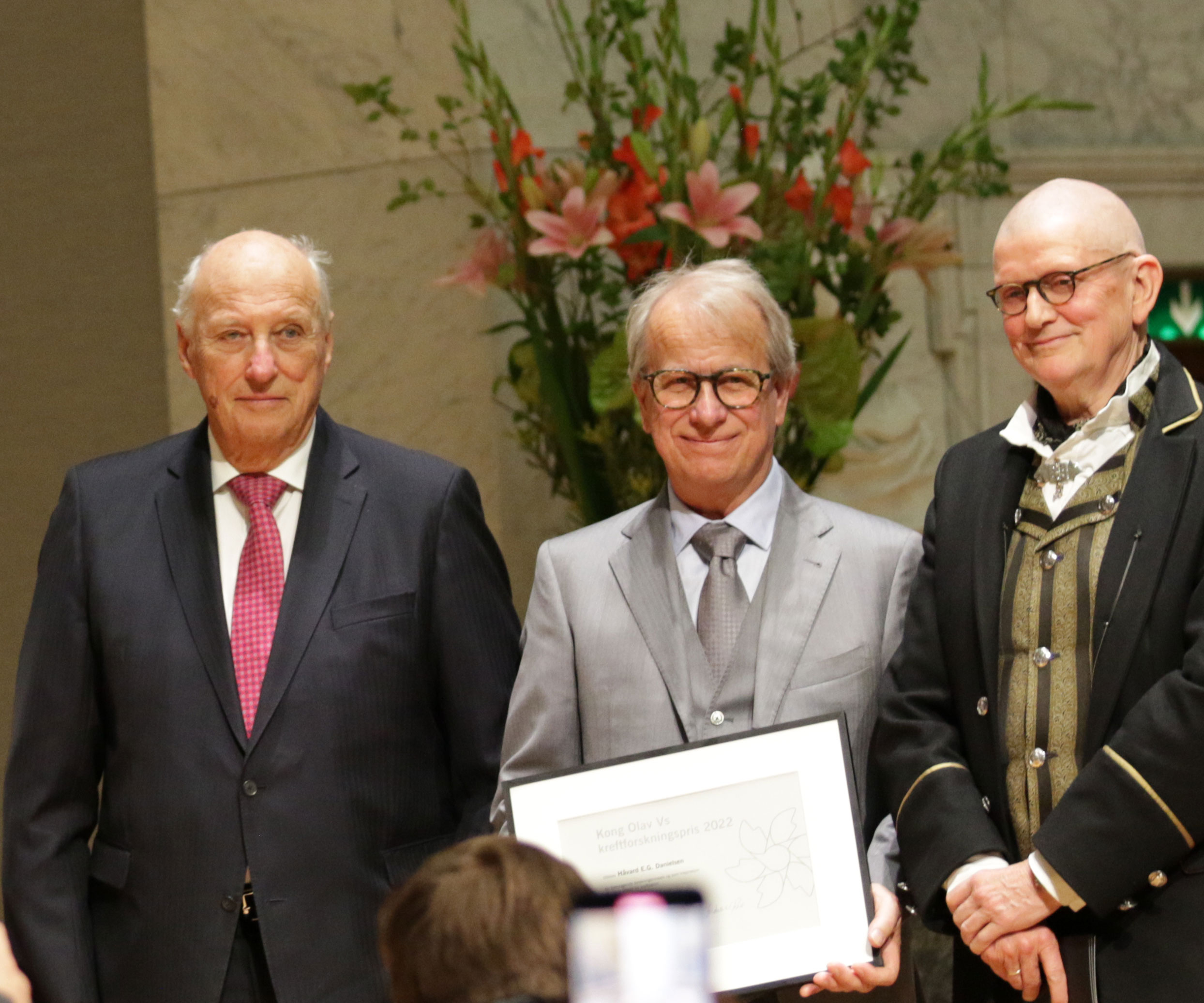 Portrett Håvard E. G. Danielsen i forbindelse med Kreftforskningspris 2022